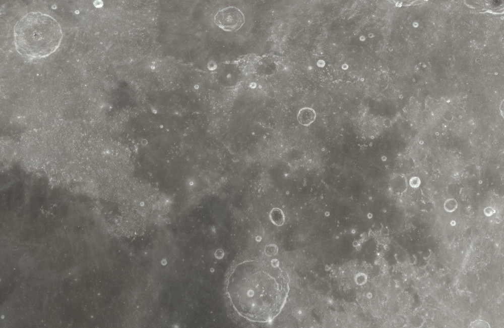 Spacecraft photographic map of Lake of Dreams