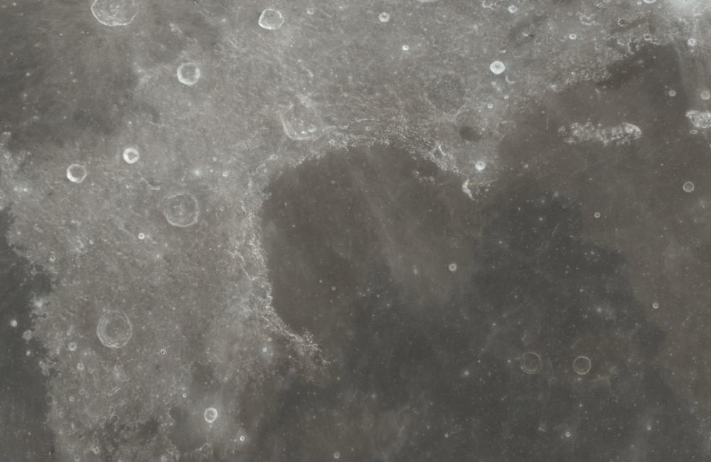 Spacecraft photographic map of Bay of Rainbows